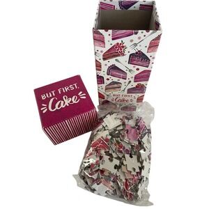 Lang Puzzle But First Cake"  NEW